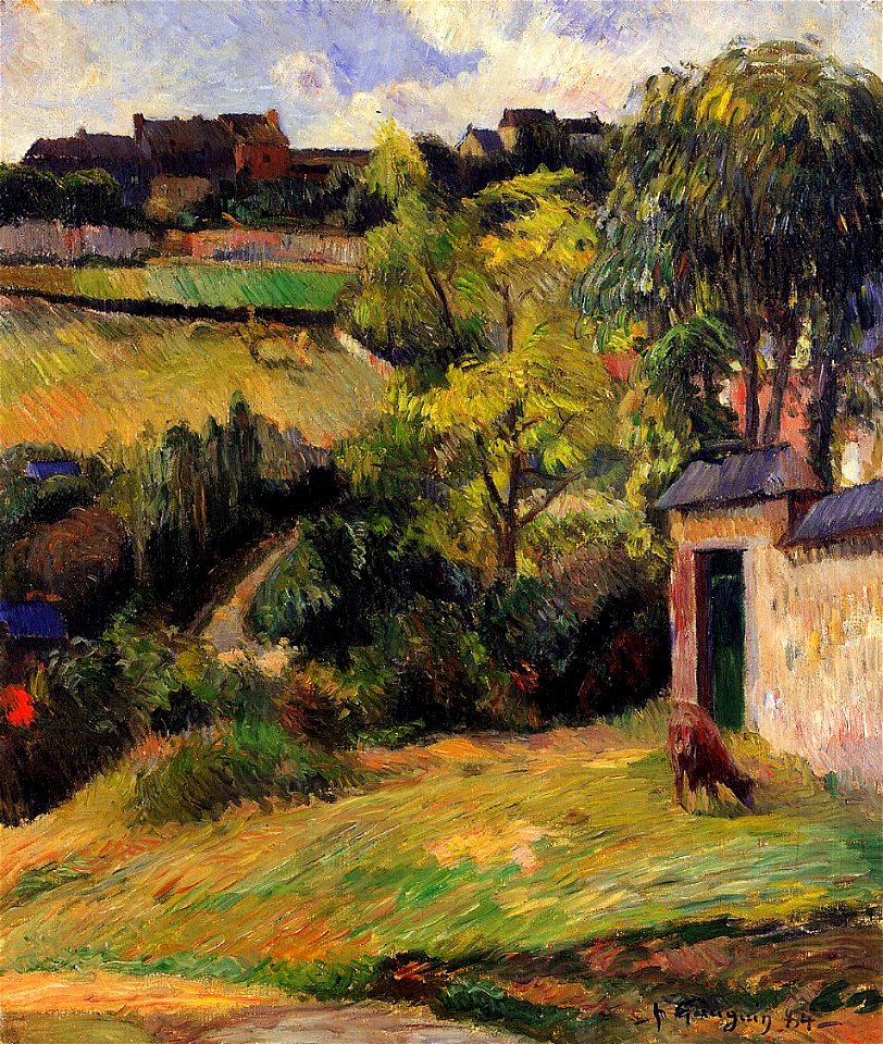 Gauguin 1884 Un Faubourg de Rouen