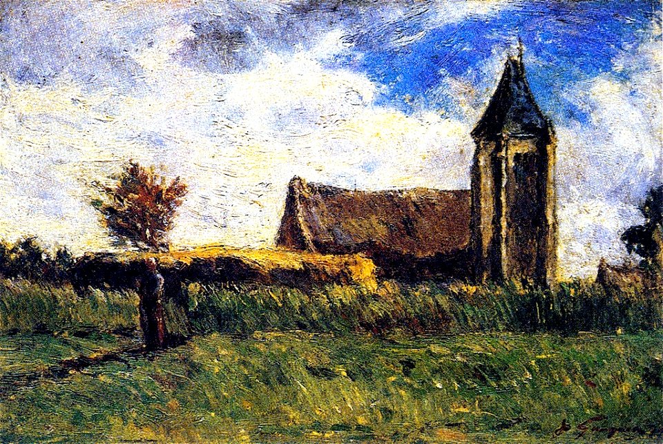 Gauguin 1879 Une Église de campagne