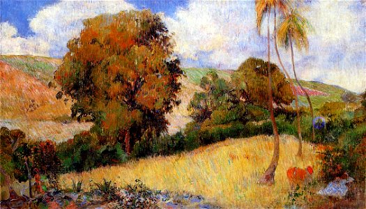 Gauguin 1887 Prairie martiniquaise