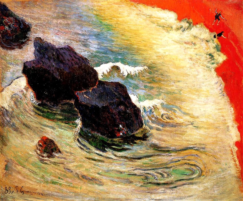 Gauguin 1888 La Vague