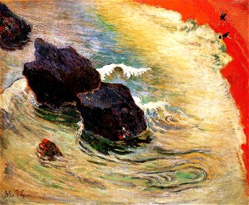 Gauguin 1888 La Vague