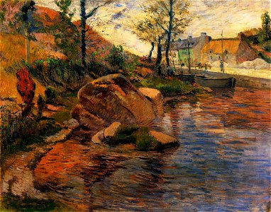 Gauguin 1888 Crique en face du port de Pont-Aven
