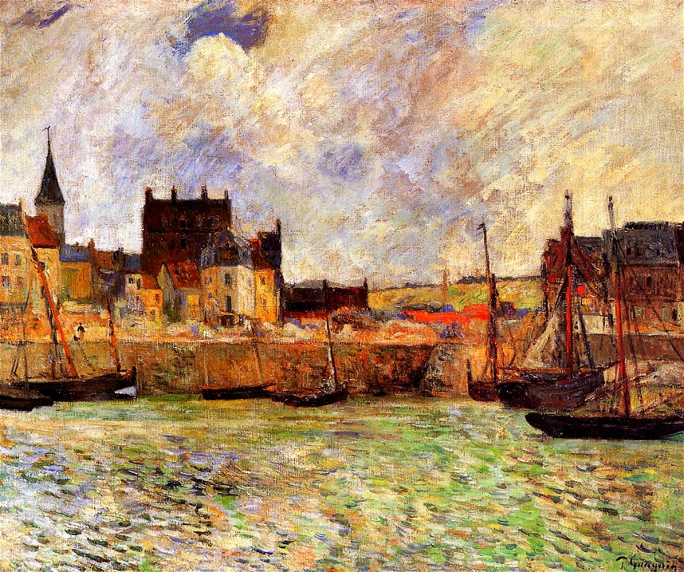 Gauguin 1885 Le Port de Dieppe