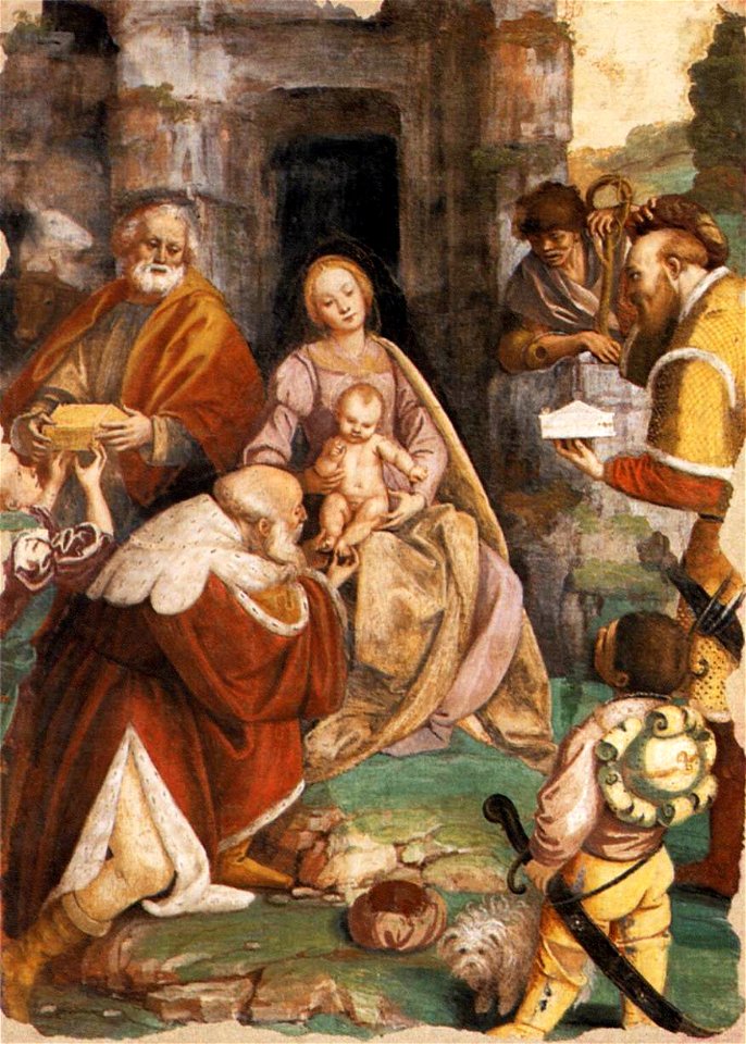 Gaudenzio Ferrari, Adoration of the Magi