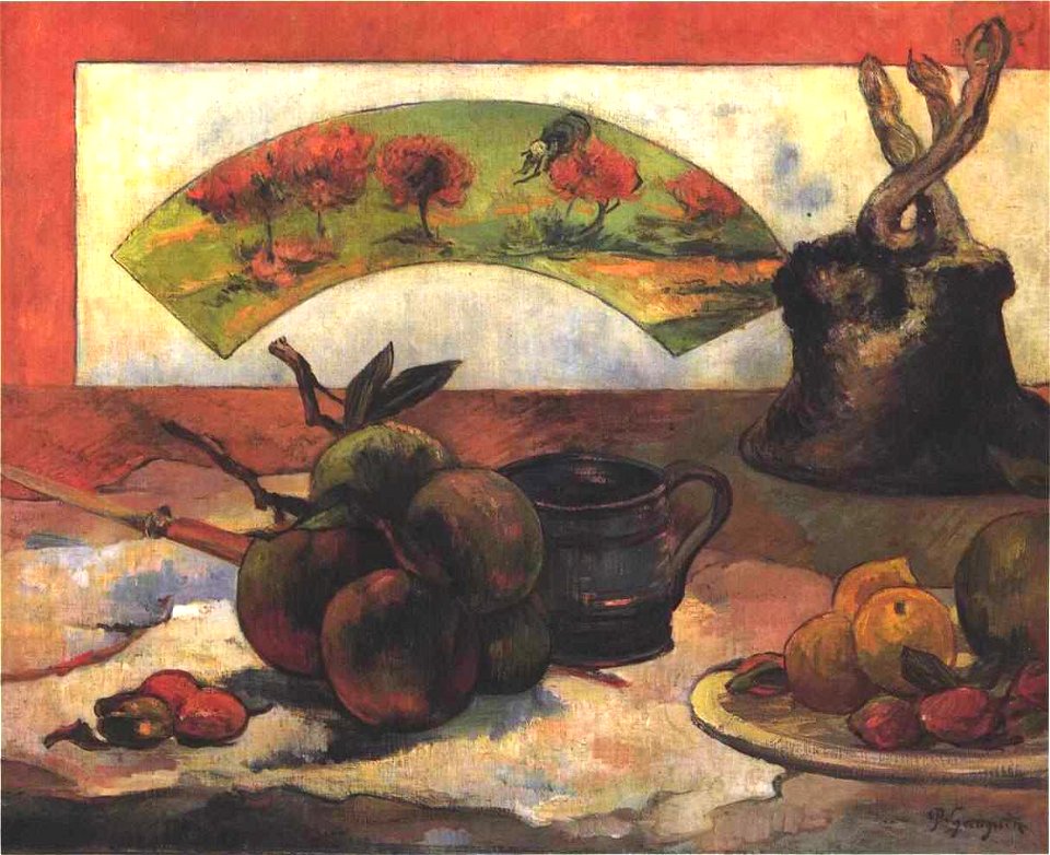 Gauguin - Stilleben mit Fächer - 1889