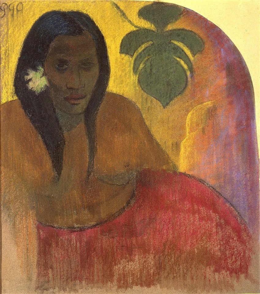Gauguin 1891 Femme Tahitienne