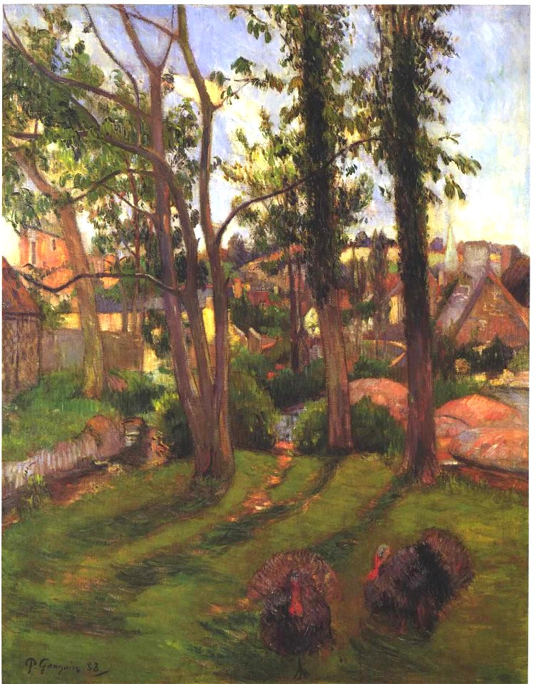 Gauguin - Truthähne - 1888