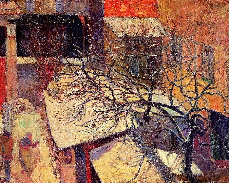 Gauguin 1894 Paris sous la neige