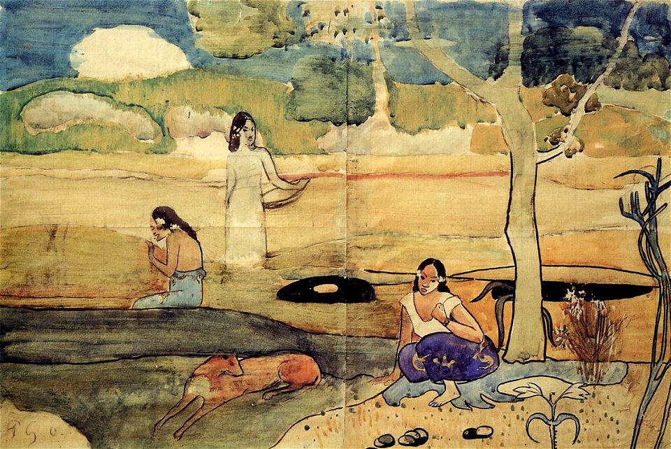 Gauguin - Tahitische Szene