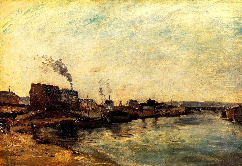 Gauguin 1875 Le Port de Grenelle I
