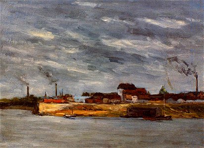 Gauguin 1876 Le Port de Javel II