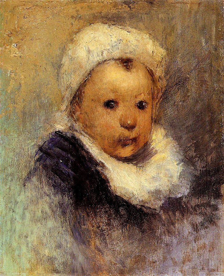 Gauguin 1877 Portrait d'enfant