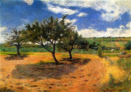 Gauguin 1879 Les Pommiers de l'Hermitage III