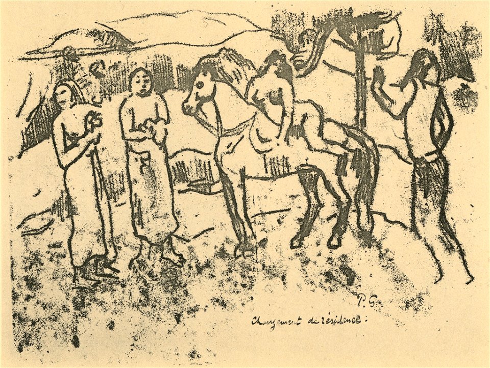 Gauguin, Changement de résidence, F116