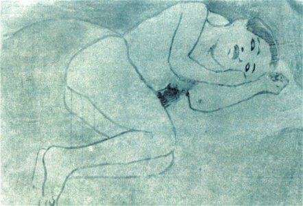 Gauguin, Reclining Tahitian, F14
