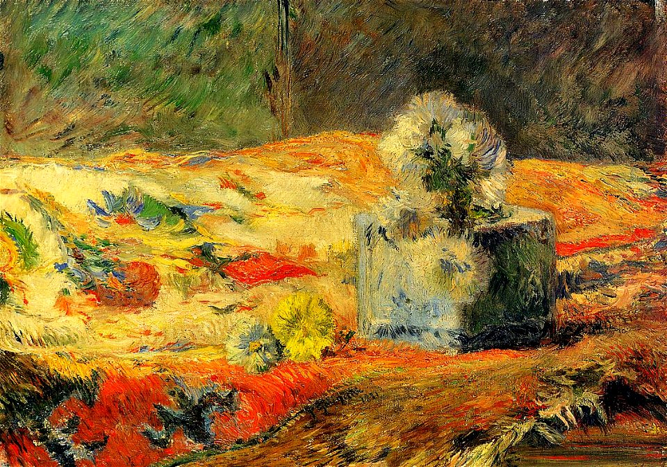 Gauguin 1881 Fleurs et tapis