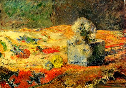 Gauguin 1881 Fleurs et tapis
