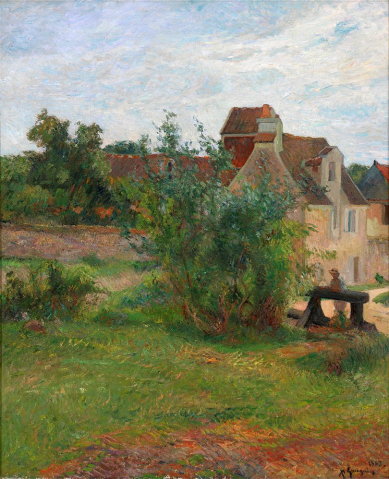 Gauguin 1883 La Ferme de Busagny à Osny
