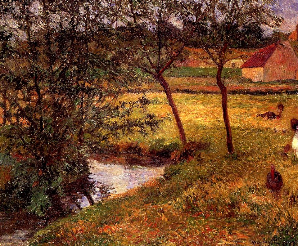 Gauguin 1883 Le Ruisseau, Osny