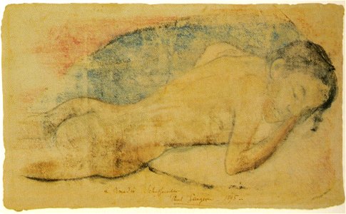 Gauguin, Reclining Tahitian, F11