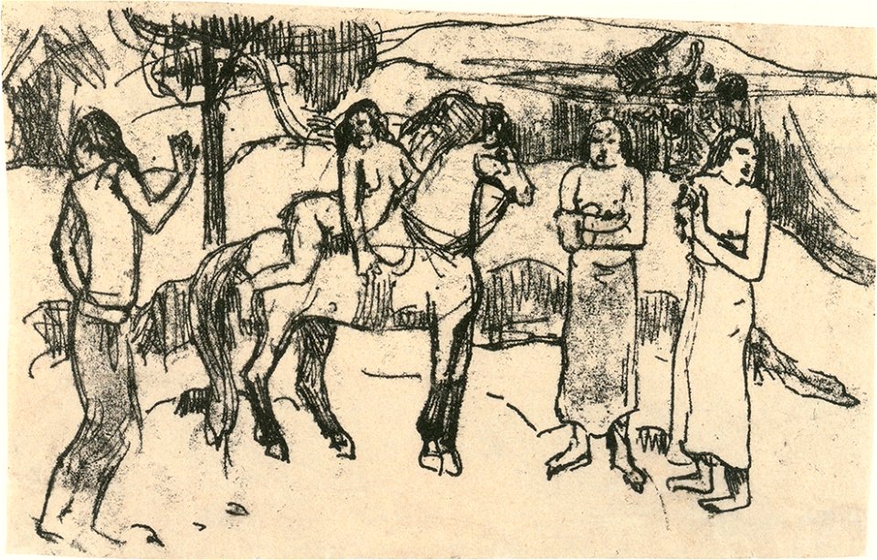 Gauguin, Changement de résidence, F58
