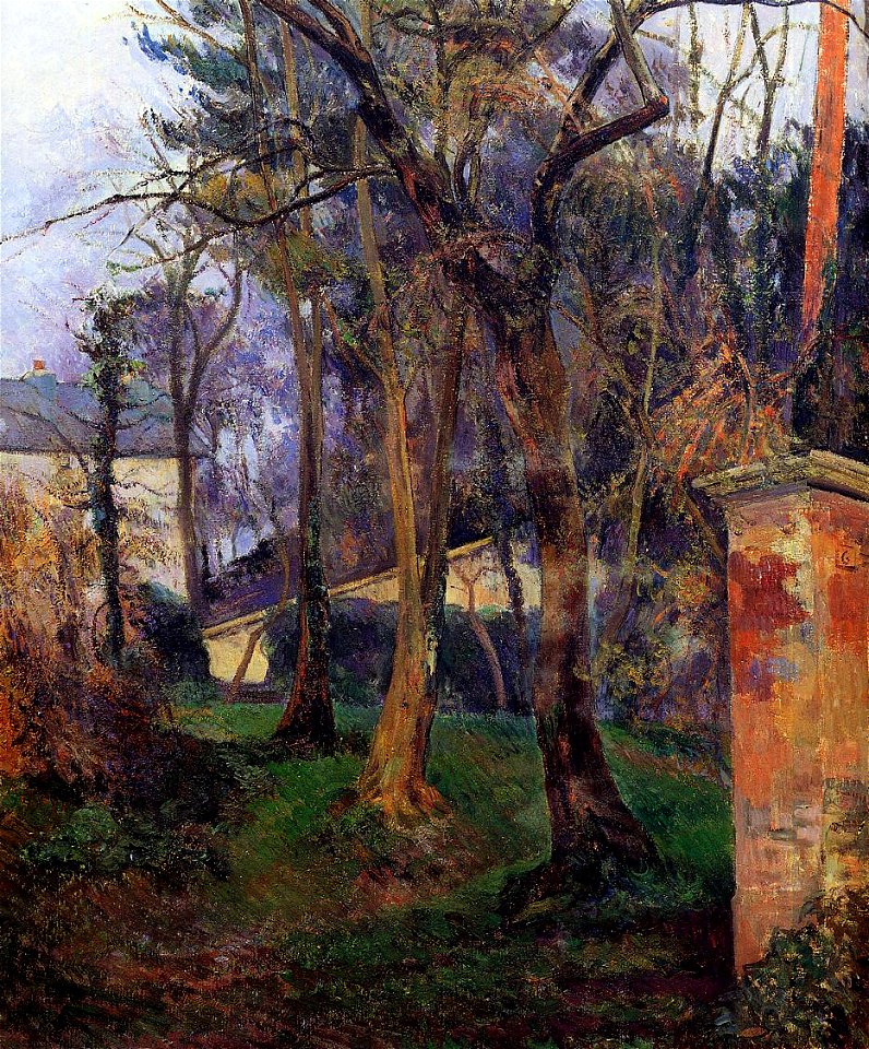 Gauguin 1884 Jardin abandonné à Rouen