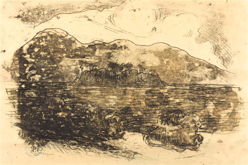Gauguin, Tahitian Shore, F72