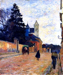 Gauguin 1884 La Rue du Nord à Rouen
