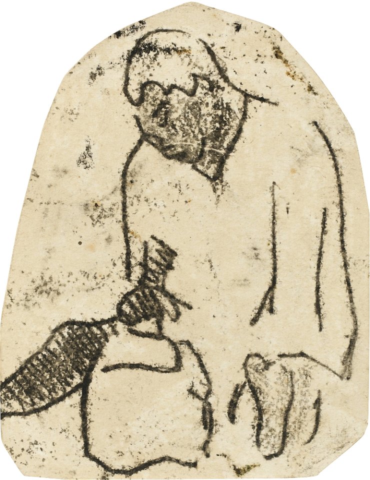 Gauguin, Homme assis tourné vers la gauche, F51
