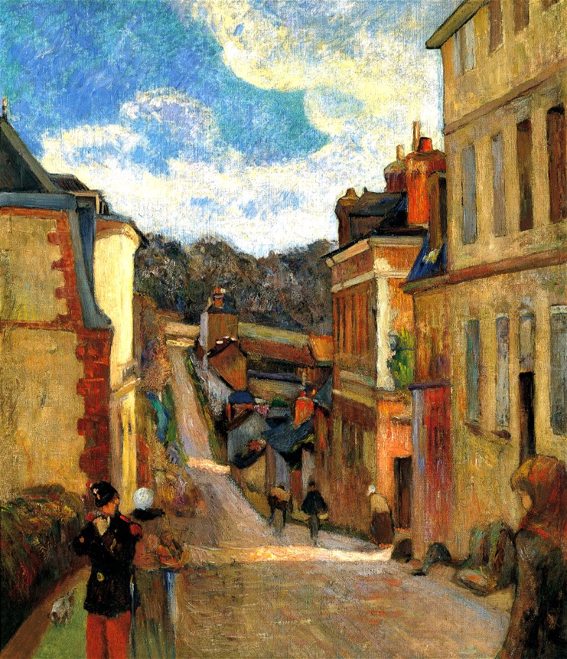 Paul Gauguin - Rue Jouvenet à Rouen (1884)