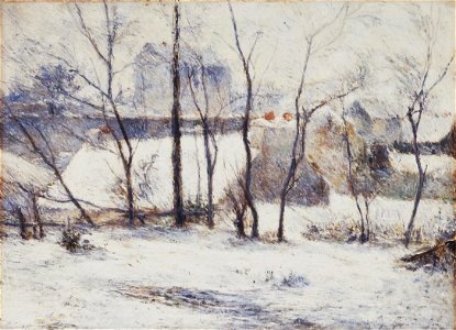 Paul Gauguin - La Neige à Vaugirard II (1879)