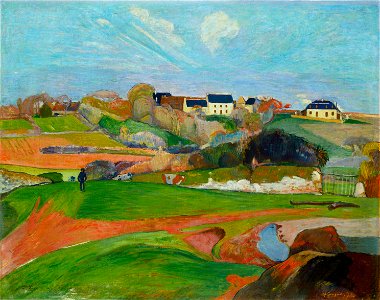 Gauguin - Landschaft bei Le Pouldu - 1890