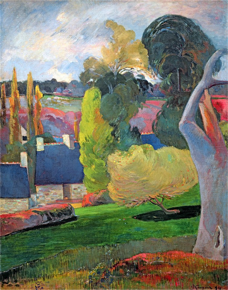 Paul Gauguin - Paysage de Bretagne (1894)