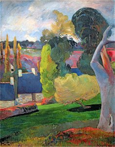 Paul Gauguin - Paysage de Bretagne (1894)
