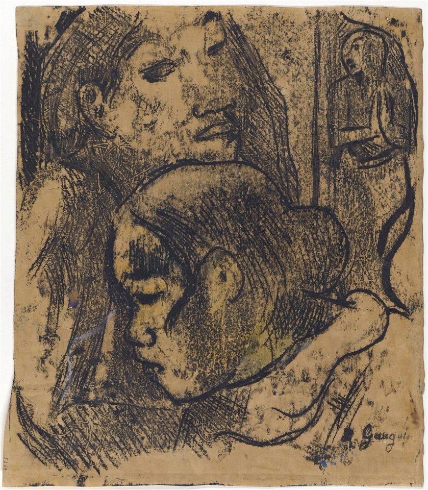 Gauguin, Two Marquesans, F87