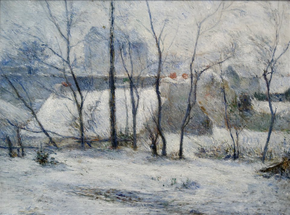 Winter landscape Paul Gauguin