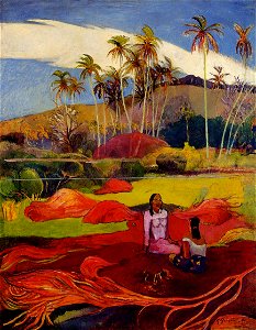 Paul Gauguin - Femmes près des palmiers (1891)