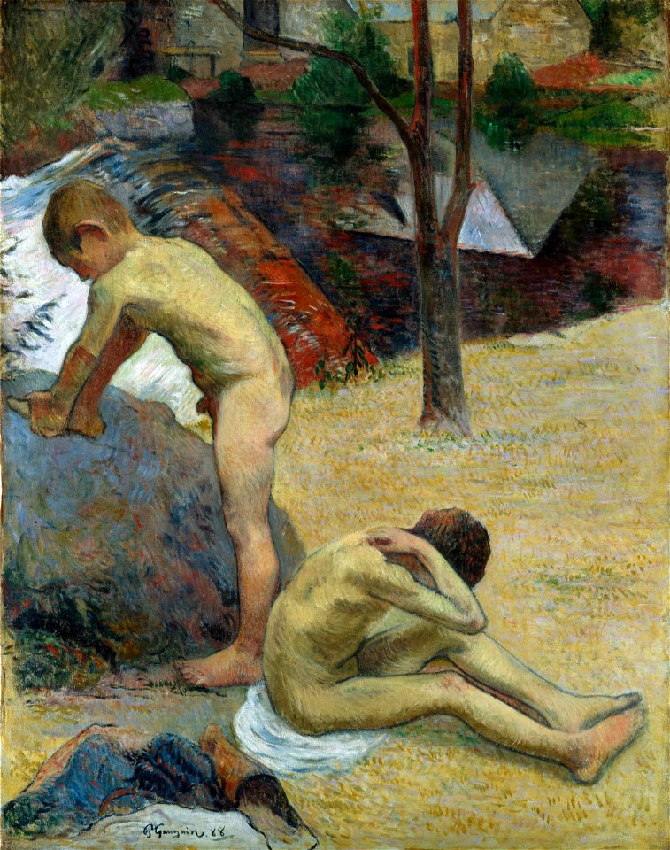 Paul Gauguin - Jeunes baigneurs bretons (1888)