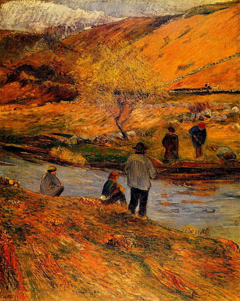 Gauguin 1888 Pêcheurs bretons