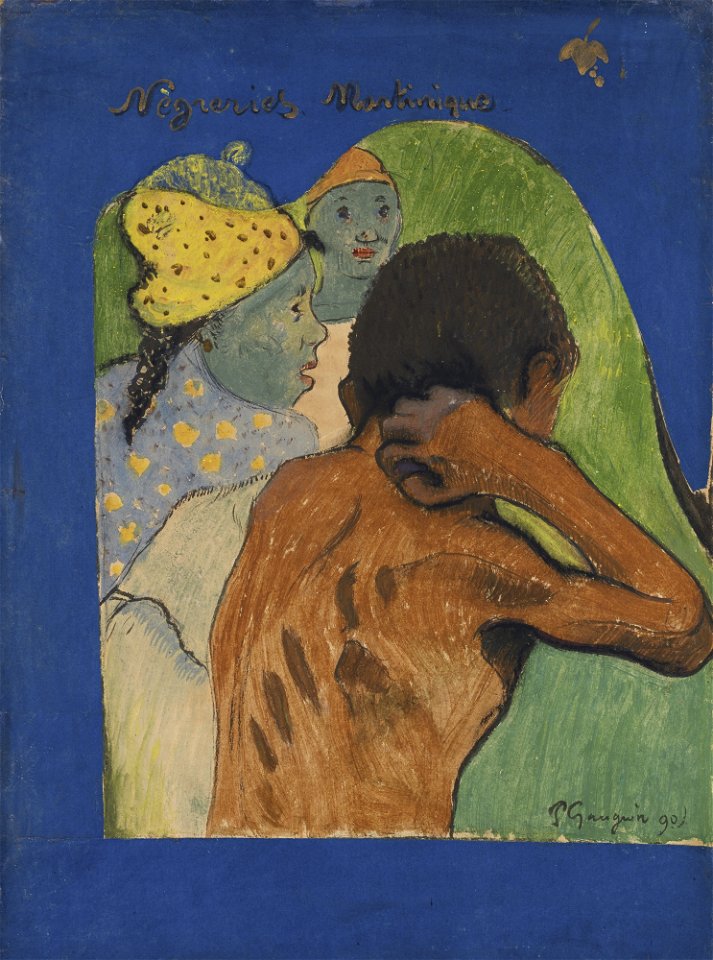 Gauguin 1890 Nègreries Martinique