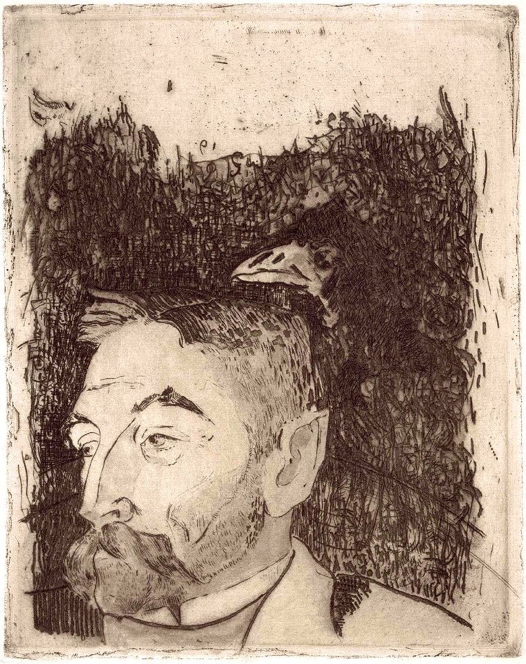 Gauguin 1891 Portrait de Stéphane Mallarmé 12.II.B.b