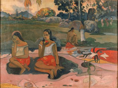 Gauguin, Paul - Sacred Spring, Sweet Dreams (Nave nave moe). Free illustration for personal and commercial use.