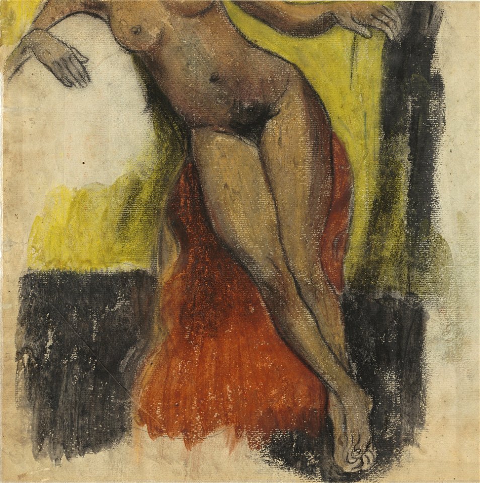 Paul Gauguin - Study for Aita tamari vahine Judith te parari - NGA 1990.77.1.b. - cropped