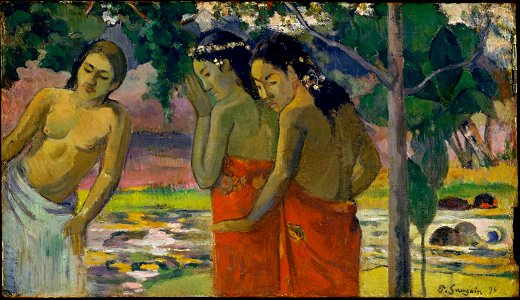 Gauguin Trois Tahitiennes