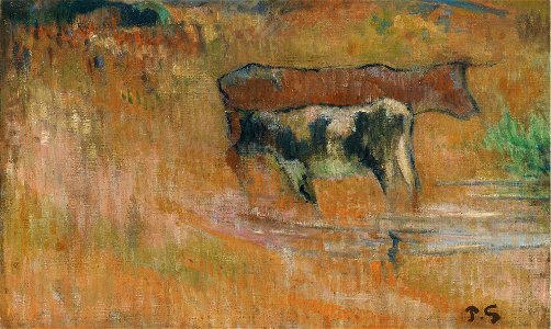 Gauguin La Vache et son veau