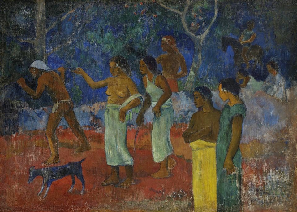 Paul Gauguin - Scène de la vie tahitienne (1896)