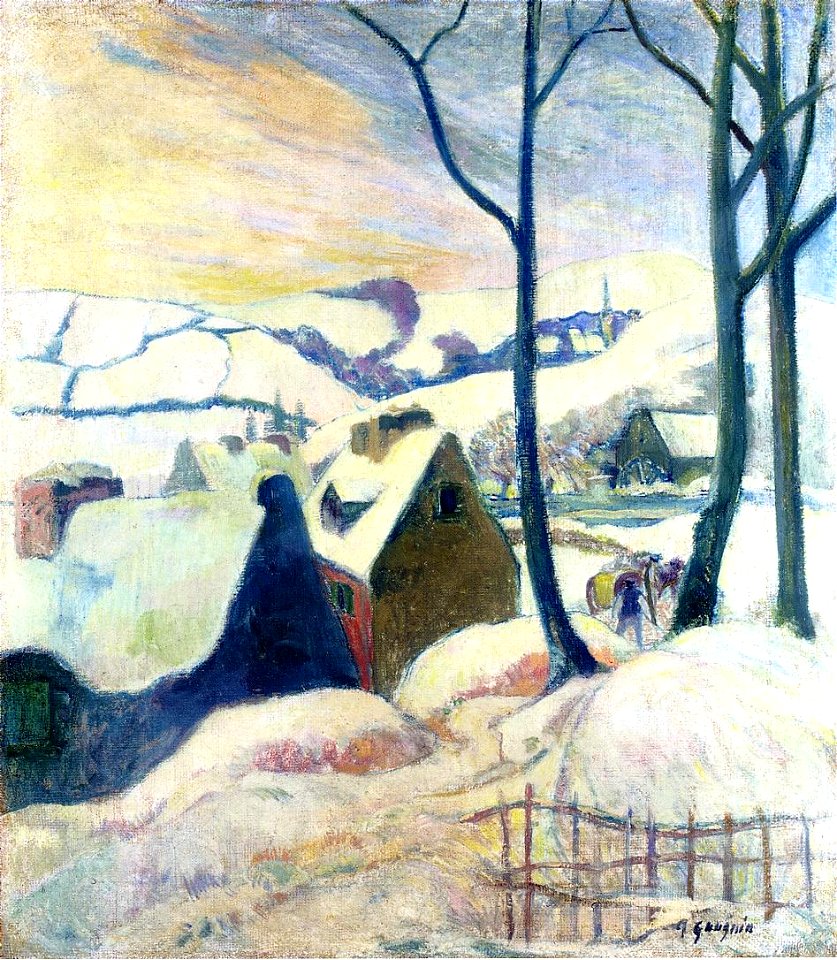 Gauguin Village sous la neige