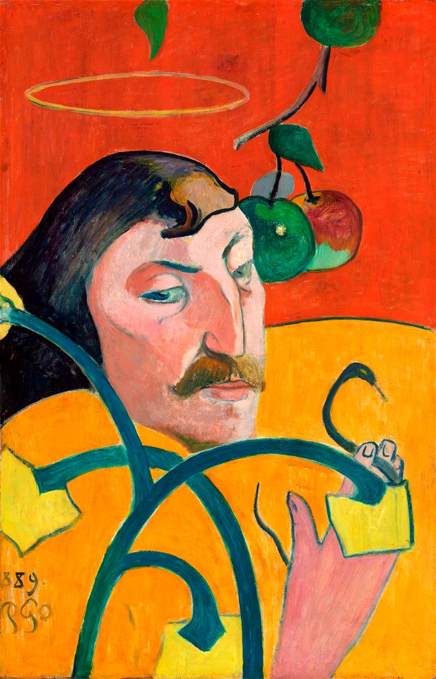 Paul Gauguin - Autoportrait au nimbe (1889)