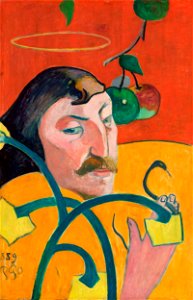 Paul Gauguin - Autoportrait au nimbe (1889)
