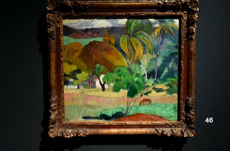 Gauguin, Landscape from Tahiti, c. 1893, Ny Carlsberg Glyptotek, Copenhagen (36419981955)